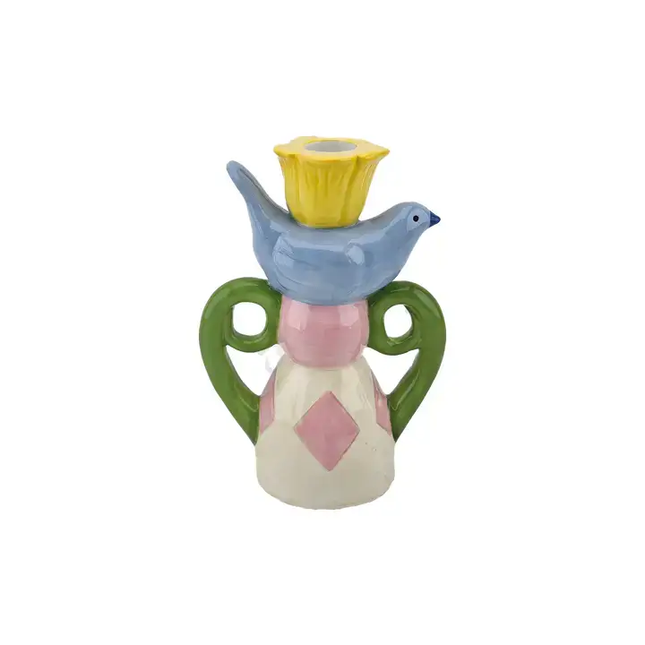 bougeoir oiseau bleu