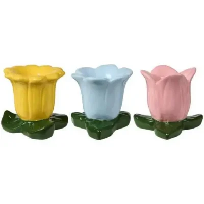 bougeoir fleurs